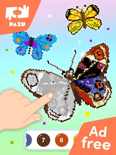 Скриншот 7 — Pixel coloring games for kids