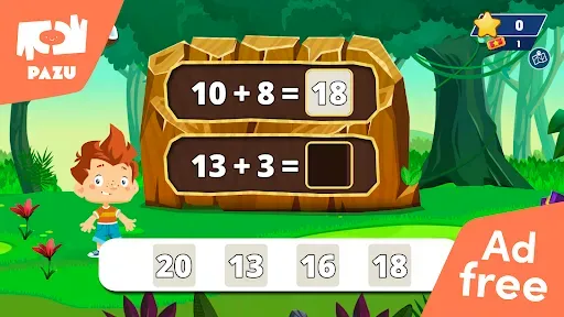 Скриншот 1 — 2nd Grade Math - Play&Learn