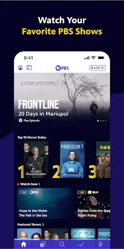 Скриншот 4 — PBS: TV Shows & Documentaries