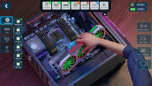 Скриншот 1 — Gaming PC Build Simulator