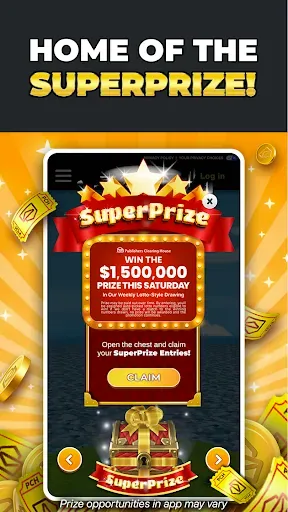 Скриншот 1 — PCH+ - Real Prizes, Fun Games