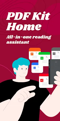 Скриншот 1 — PDF Kit Home - File Reader