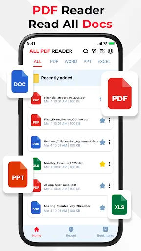 Скриншот 1 — PDF Viewer - All PDF Reader