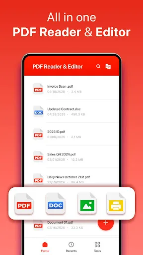 Скриншот 1 — PDF Reader - PDF View and Edit