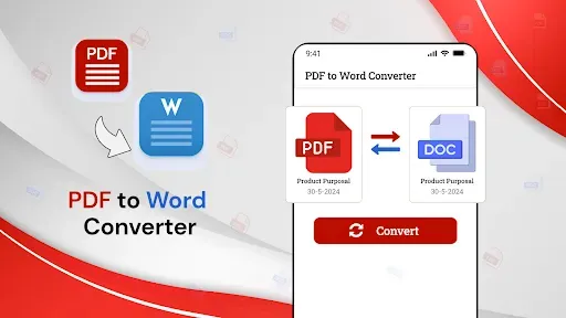 Скриншот 1 — PDF to Word Converter App