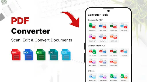 Скриншот 1 — PDF Converter: Scanner & Maker
