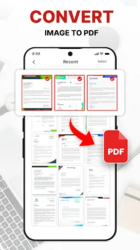 Скриншот 4 — PDF Converter: Scanner & Maker