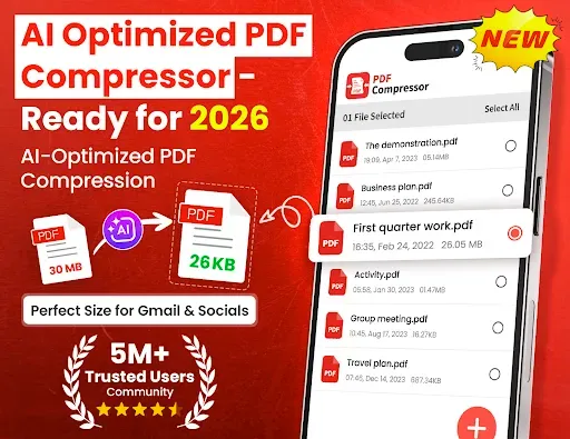 Скриншот 1 — PDF-компрессор Уменьшит размер