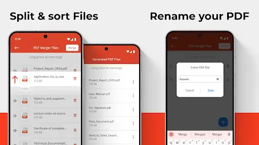 Скриншот 2 — Merge Multiple PDF Files