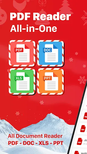 Скриншот 1 — PDF ридер, открывать файлы