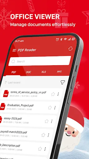 Скриншот 2 — PDF ридер, открывать файлы