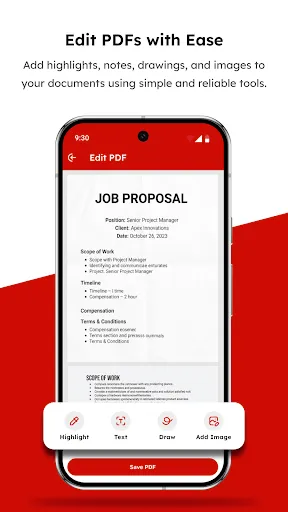 Скриншот 3 — PDF Reader - without ads