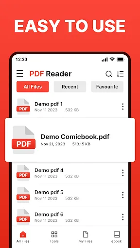 Скриншот 1 — PDF reader - Image to PDF