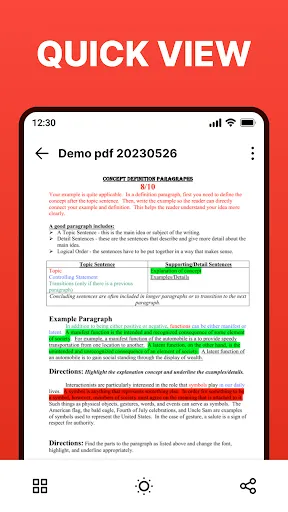 Скриншот 2 — PDF reader - Image to PDF