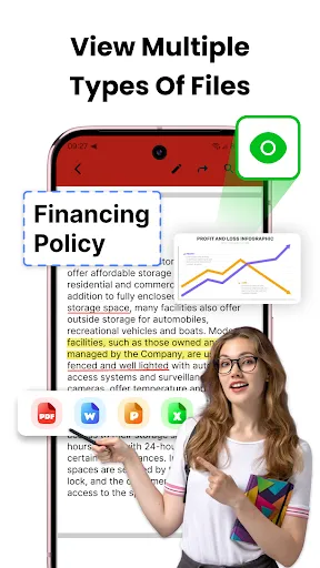 Скриншот 1 — PDF Reader: View PDF File