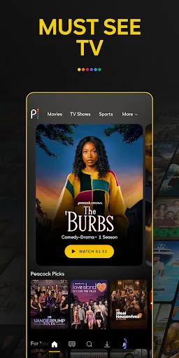 Скриншот 1 — Peacock TV: Stream TV & Movies
