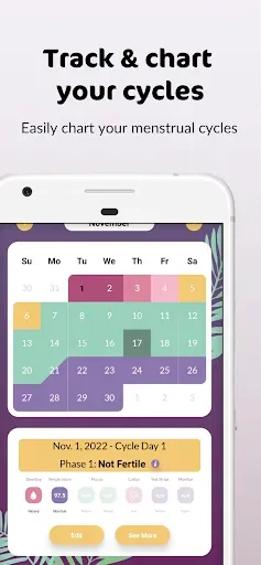 Скриншот 1 — PeakDay Fertility Tracker