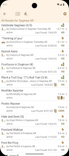 Скриншот 2 — Clue Tracker for Letterboxing