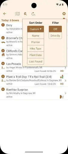 Скриншот 6 — Clue Tracker for Letterboxing