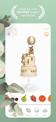 Скриншот 1 — Bakely Wedding Cake Decorating