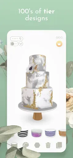 Скриншот 4 — Bakely Wedding Cake Decorating