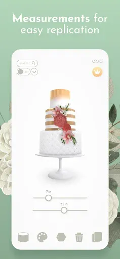 Скриншот 6 — Bakely Wedding Cake Decorating