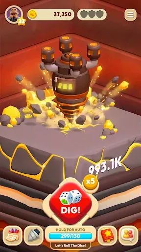 Скриншот 2 — Dig & Roll : Mining Games