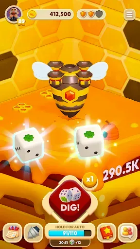 Скриншот 3 — Dig & Roll : Mining Games