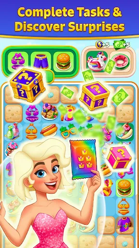 Скриншот 3 — Merge Cruise: Mystery Puzzle