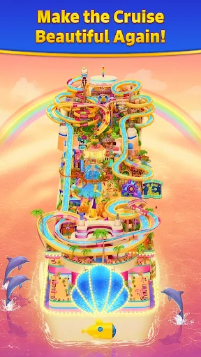 Скриншот 8 — Merge Cruise: Mystery Puzzle