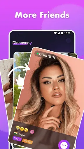 Скриншот 1 — PeerVid: Chat for Friends