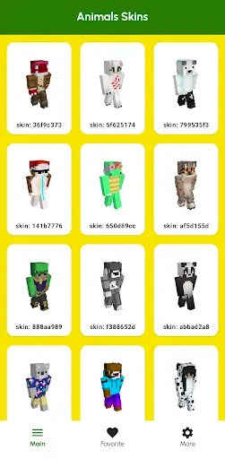 Скриншот 2 — Скины животных для Minecraft