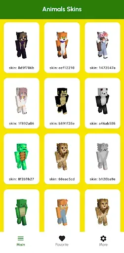 Скриншот 4 — Скины животных для Minecraft