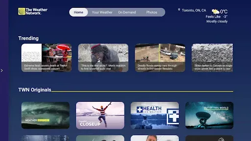 Скриншот 6 — The Weather Network TV App
