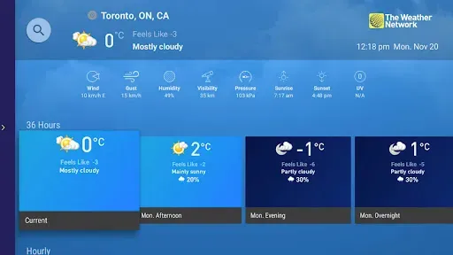 Скриншот 7 — The Weather Network TV App