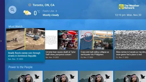 Скриншот 8 — The Weather Network TV App