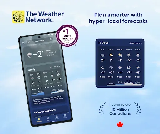 Скриншот 1 — The Weather Network