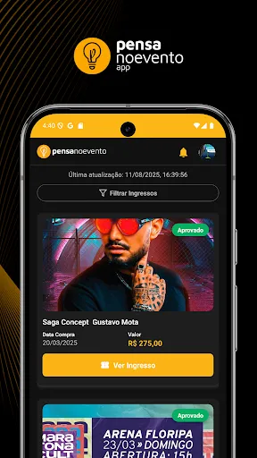 Скриншот 3 — Pensanoevento App