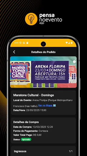 Скриншот 4 — Pensanoevento App