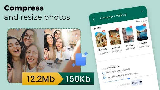 Скриншот 1 — Image Size - Photo Resizer