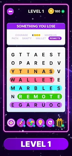 Скриншот 1 — Wordscapes Search: Word Games