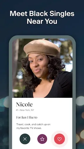 Скриншот 1 — Black People Meet Singles Date