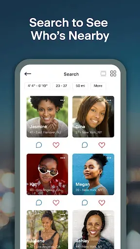 Скриншот 4 — Black People Meet Singles Date