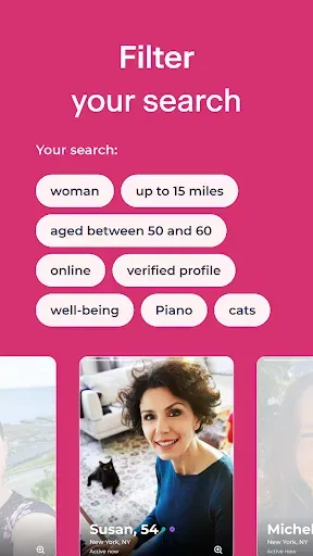 Скриншот 3 — Ourtime : Dating App for 50+