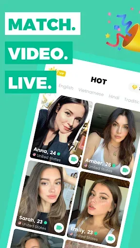 Скриншот 1 — Peppermint: Meet, Match & Chat