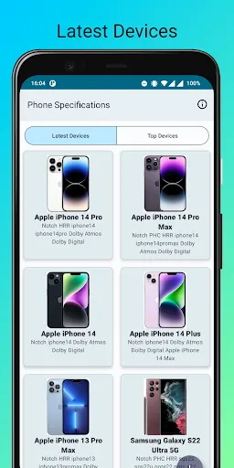 Скриншот 3 — Phone Specification
