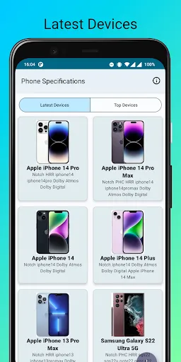 Скриншот 8 — Phone Specification