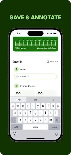 Скриншот 5 — Peptide Calculator App