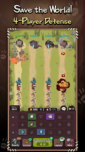 Скриншот 5 — Epic Shaman Battle: 4P Defense