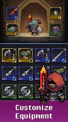 Скриншот 3 — Heroll : Dice Roguelike